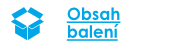 Balení obsahuje